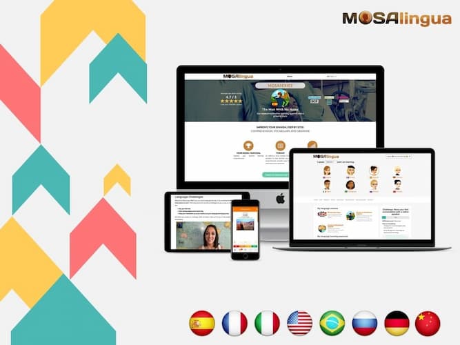 MosaLingua được thiết kế để dạy cho người học tiếng Tây Ban online chuyên nghiệp (ảnh: internet). 
